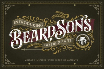 Beardsons Font: Modern Display for Creative Projects