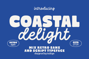 Coastal Delight Font: Crafting Seaside-Inspired Designs