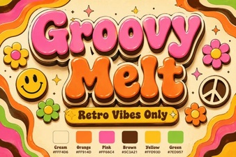 Groovy Melt Font: for Creative & Playful Designs