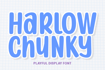 Harlow Chunky Font: Bold Typography Projects