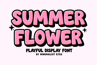Designing with Summer Flower Fonts: Styles & Projects