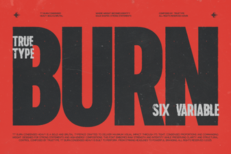 Download the Creative Trt Burn Font for Digital Art
