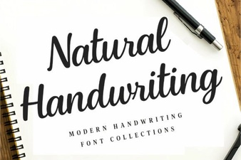 Natural Handwriting Fonts for Creative Projects