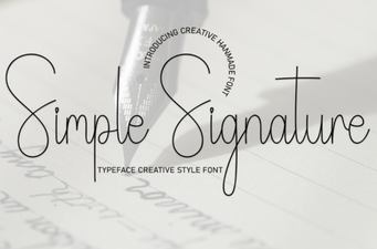 Simple Signature Font Ideas for Creative Projects